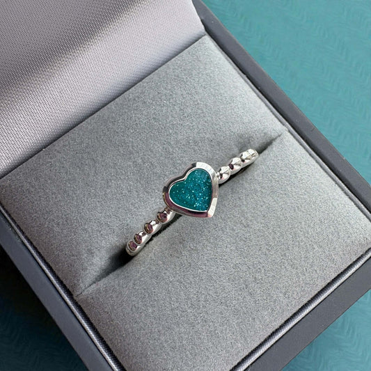 Bobble Heart Ring