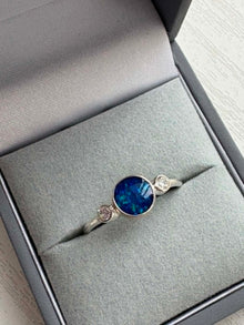 Sparkling Silent Promise Ring
