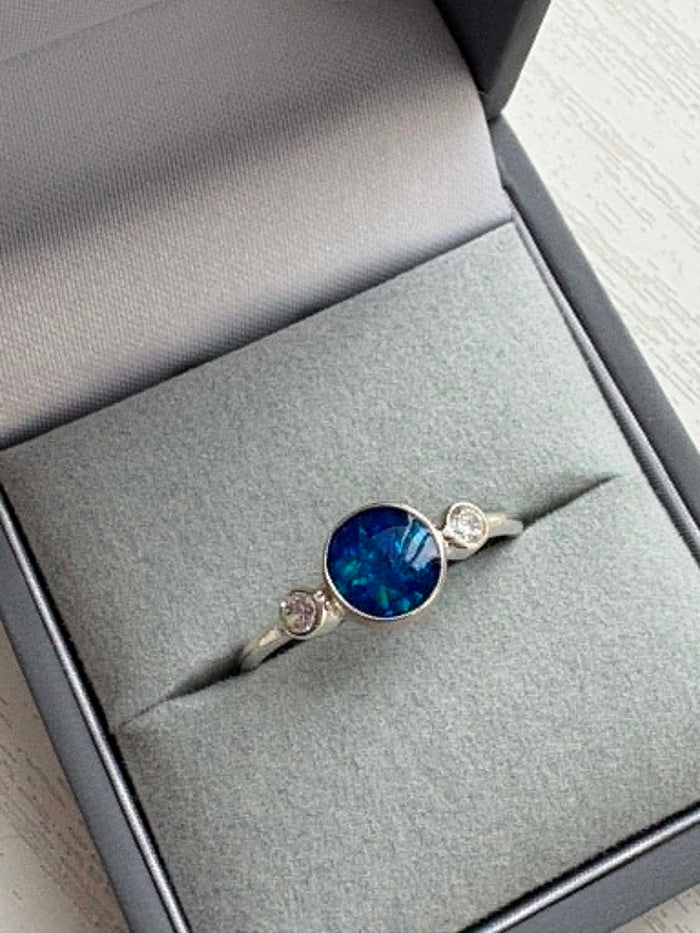 Sparkling Silent Promise Ring