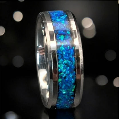 Mens Silent Strength Channel Ring (SS)