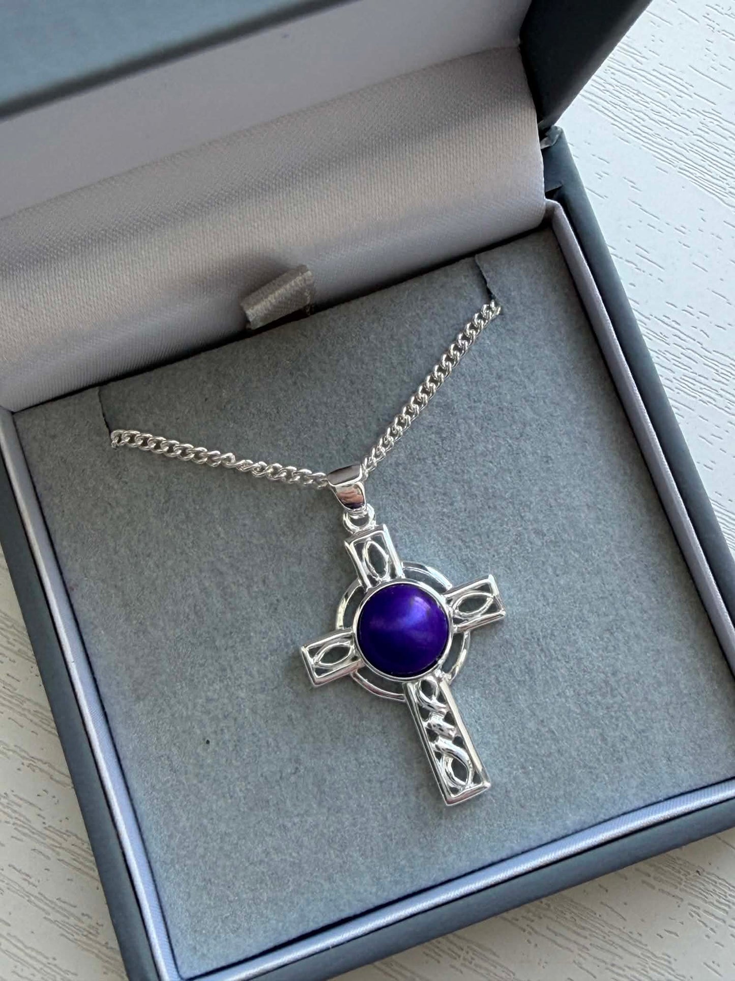Celtic Guardian Cross Pendant