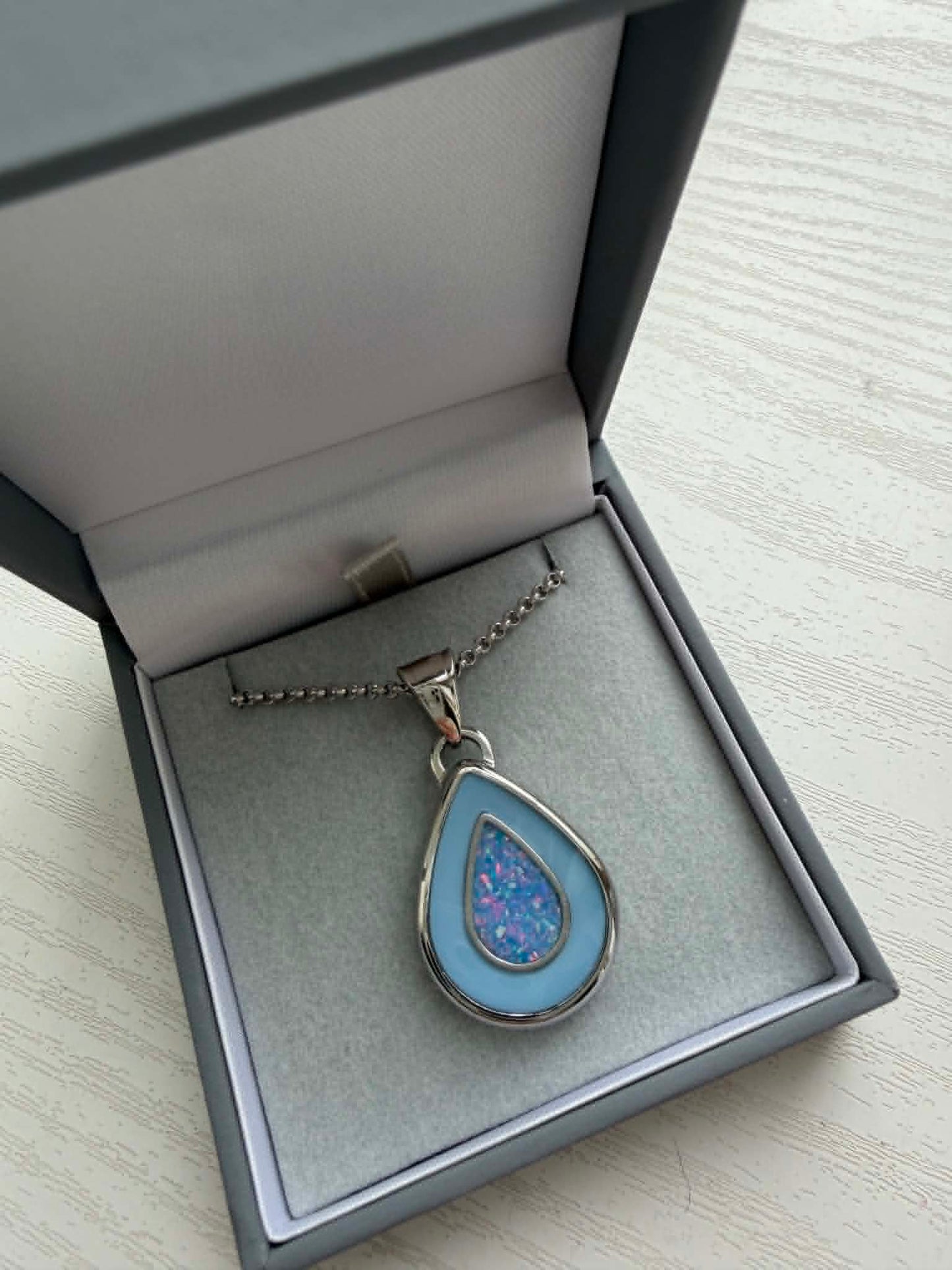 The Biggest Teardrop Pendant - Stainless Steel