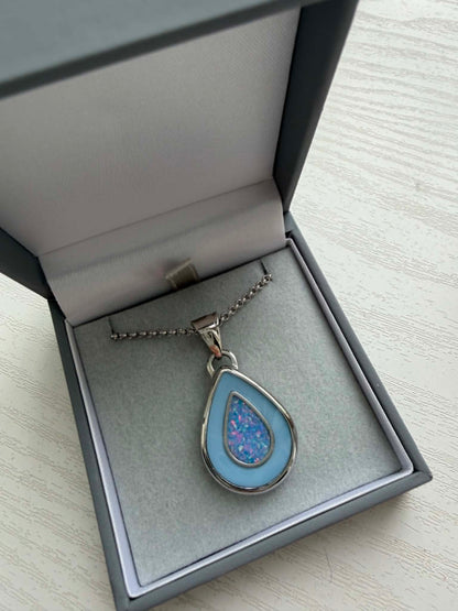 The Biggest Teardrop Pendant - Stainless Steel