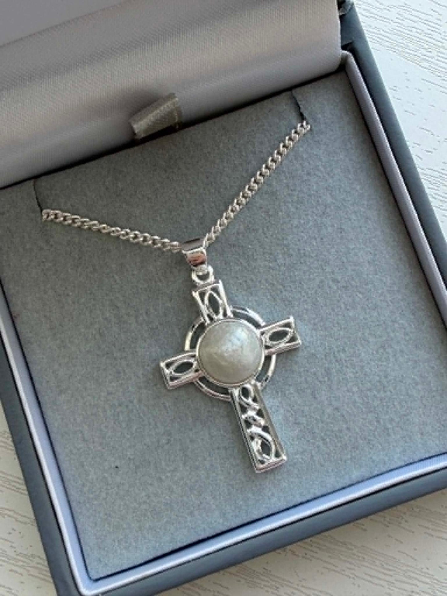 Celtic Guardian Cross Pendant