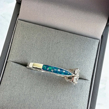 Catherine Solitaire Ring, suitable for 2 sets of ashes.