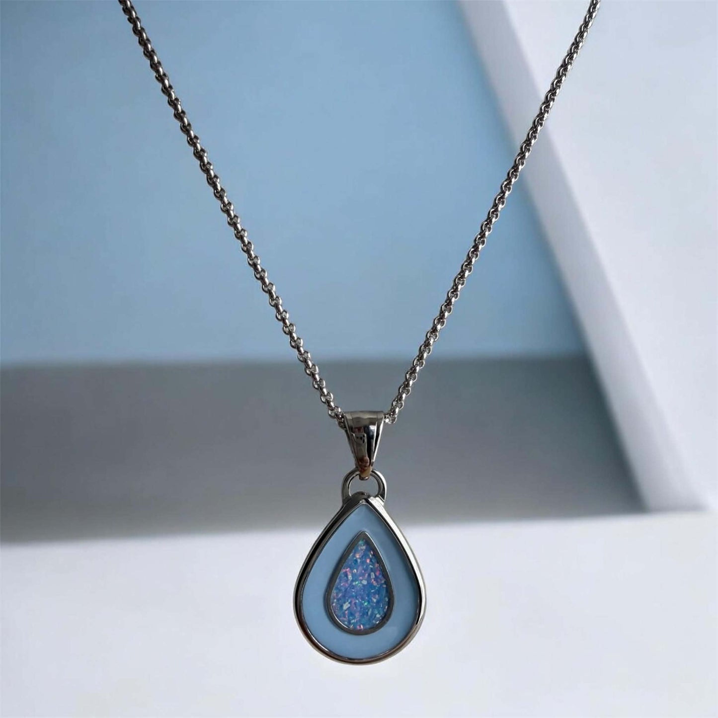 The Biggest Teardrop Pendant - Stainless Steel