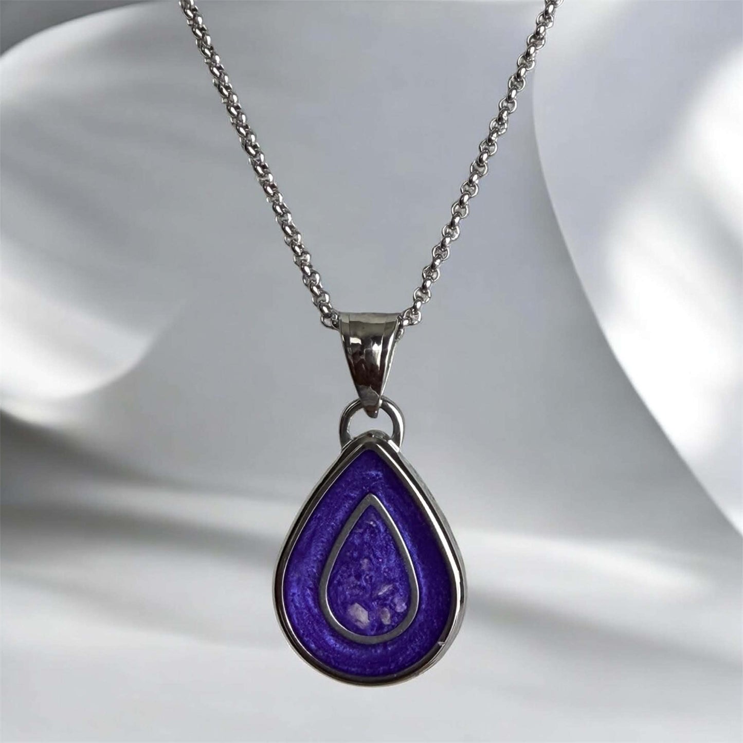 The Biggest Teardrop Pendant - Stainless Steel