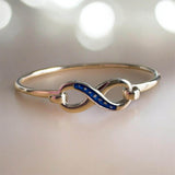 Silver Infinity Bangle