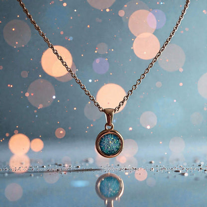 Forever Circle Pendant 18ct Rose Gold PVD