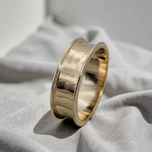 9ct Gold 8mm Channel Ring