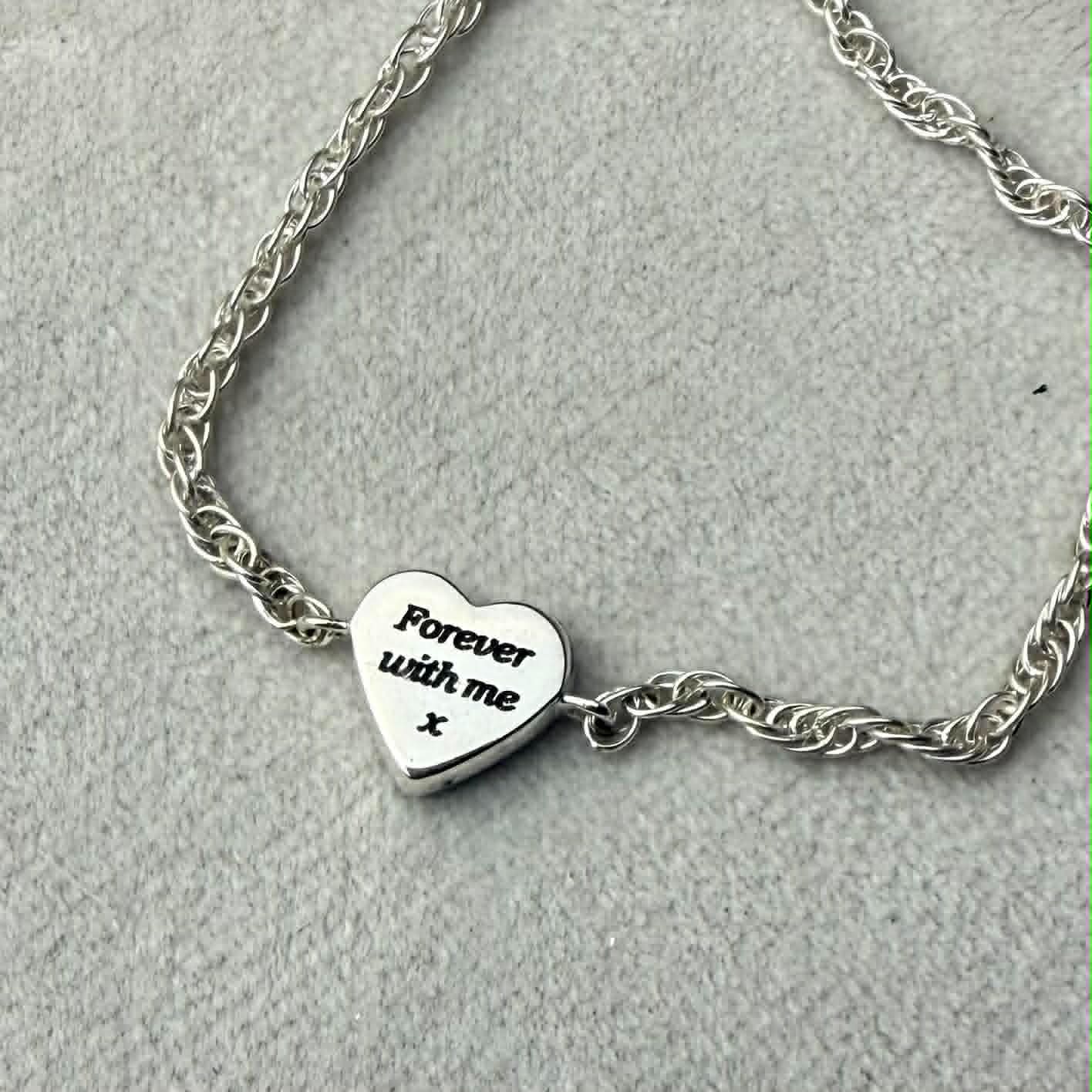 Mini Bubble Heart Bracelet
