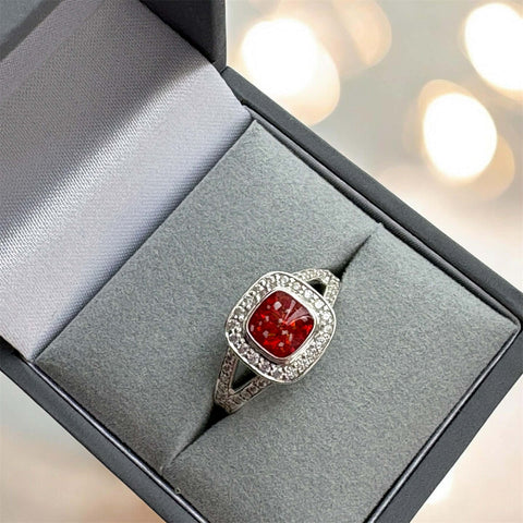 Square Cushion Ring