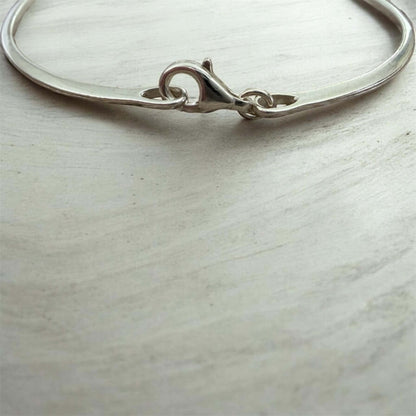 Solid Silver Timeless Love Bangle