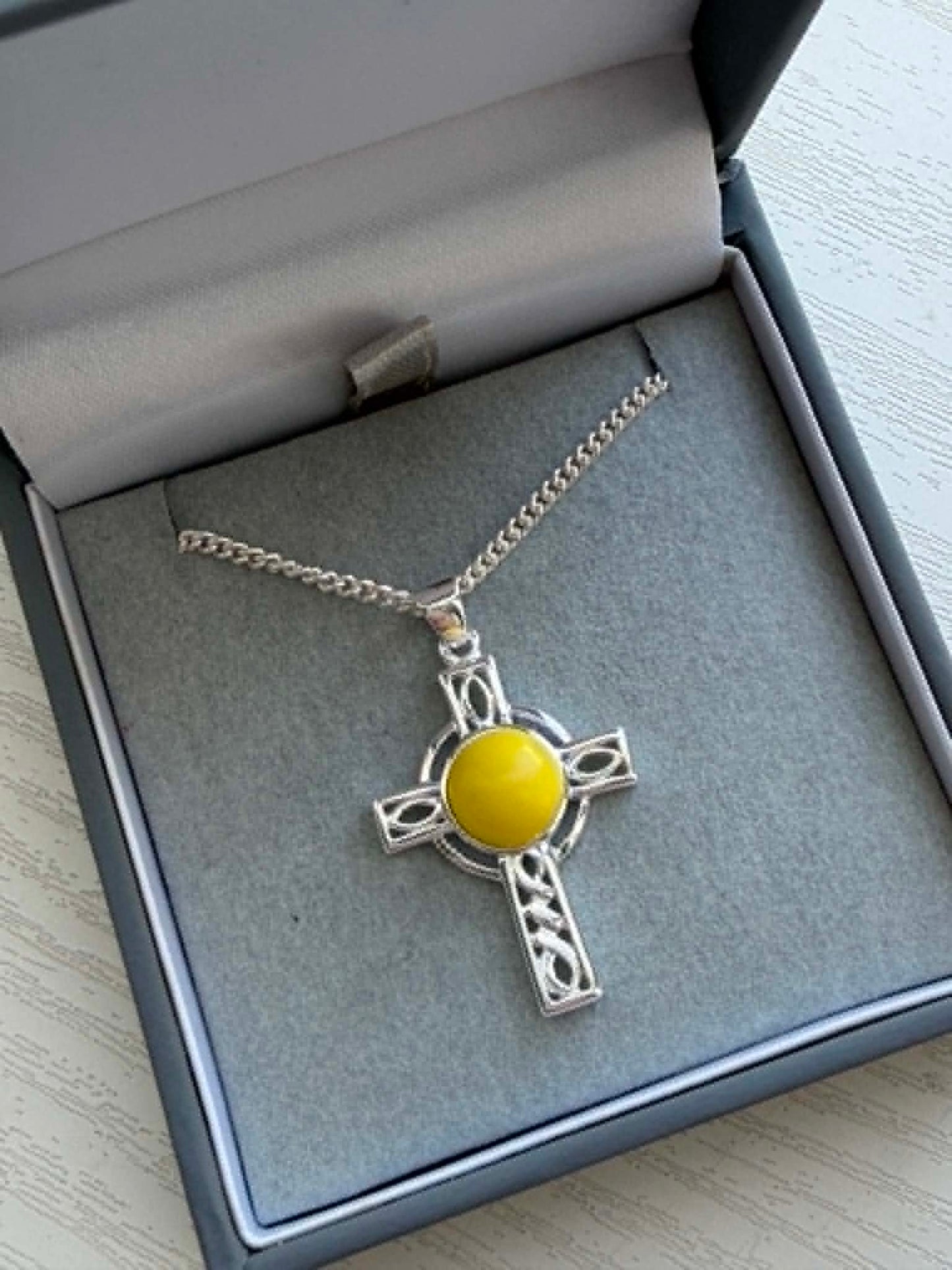 Celtic Guardian Cross Pendant