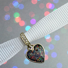 Sparkling Dangling Heart Charm