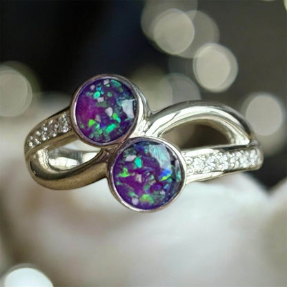 Together Forever Ring, suitable for 2 sets of ashes.