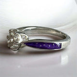 Catherine Solitaire Ring, suitable for 2 sets of ashes.