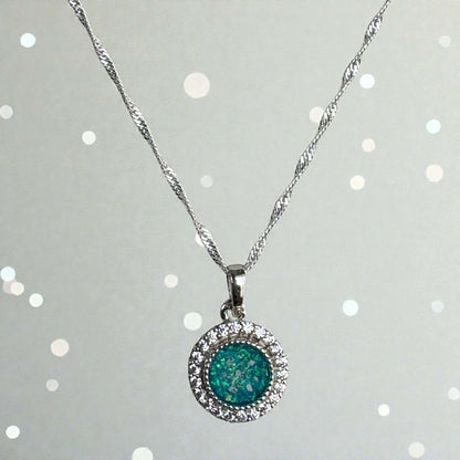 Sparkling Joan's Halo Pendant