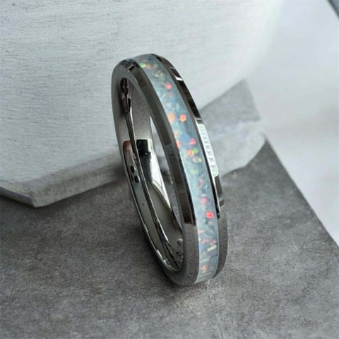 Ladies Quiet Memory Channel Ring (SS)