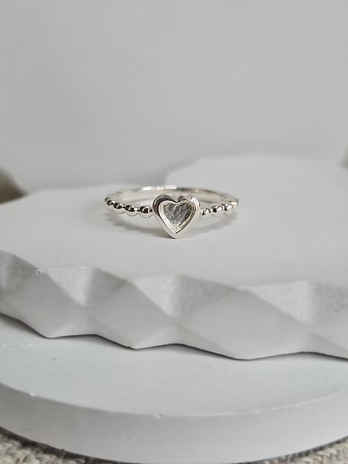 Bobble Heart Ring