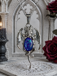 The Soulkeeper Stainless Steel Dragon Pendant