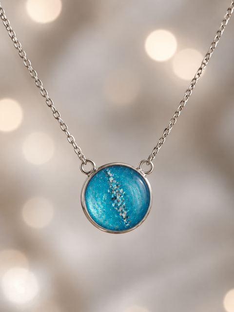 My Beloved Stainless Steel Circular Pendant