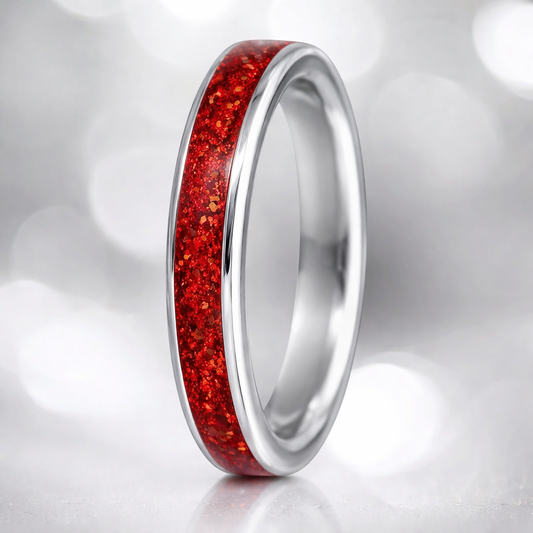 Ladies Quiet Memory Channel Ring