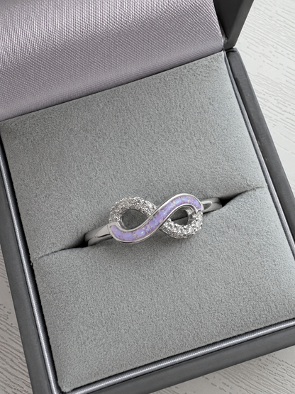 Beside Me Always Infinity Ring