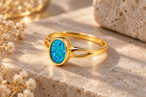 Solid 9ct Gold Always Cherished Ring