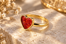 Solid 9ct Gold Still in my Heart Ring