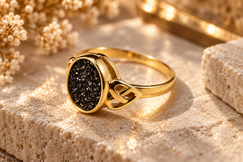 Solid 9ct gold Celtic Remembrance ring