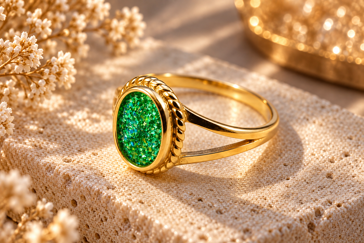 Solid 9ct Gold Keeping You Close Ring