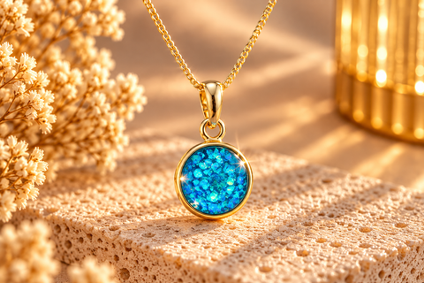 9ct Gold Forever Circle Necklace