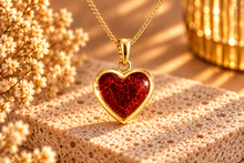 9ct Gold Devoted Heart Necklace