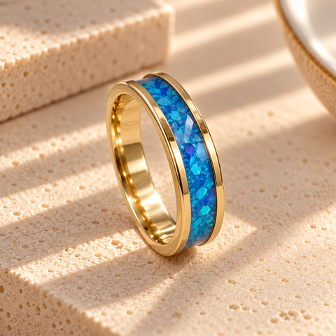 9ct Gold 6mm Channel Ring