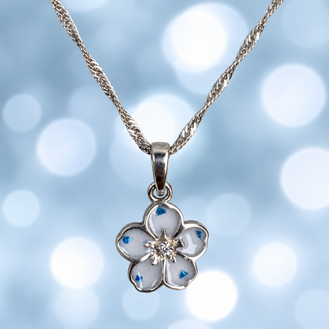 Forget Me Not Sparkling Pendant
