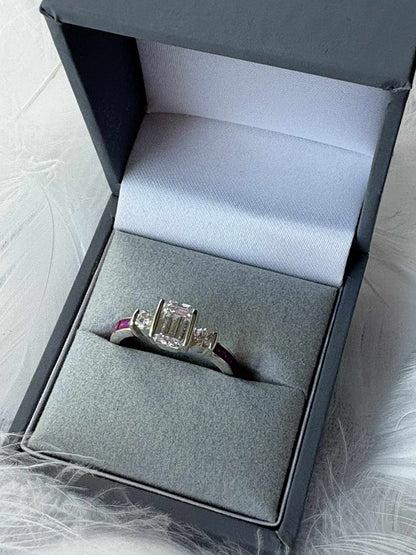 Emerald Cut Grace Ring