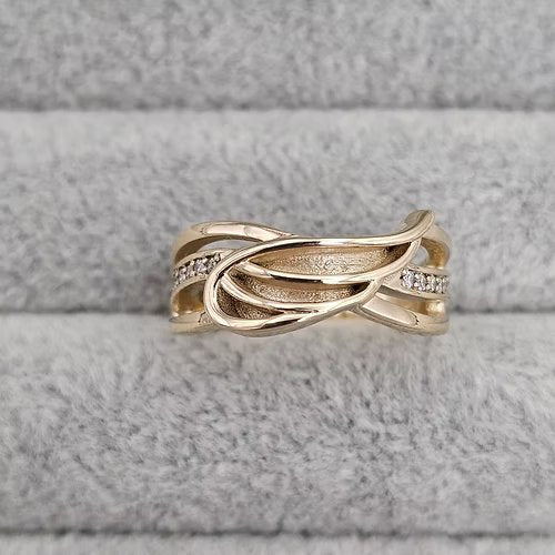 9ct Gold Angel Wing Ring