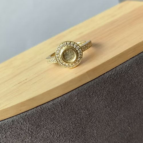 9ct Gold Heavenly Halo Ring
