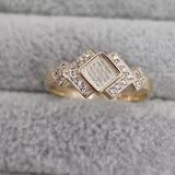 9ct Gold Reflections Ring