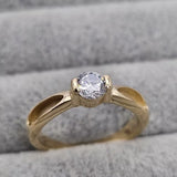 9ct Gold Timeless Solitaire Ring