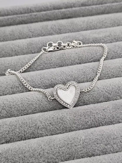 Sparkling Heart Bracelet