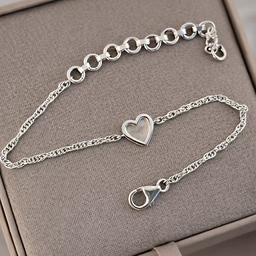 Mini Bubble Heart Bracelet