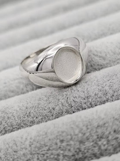 Mens Chunky Signet Ring