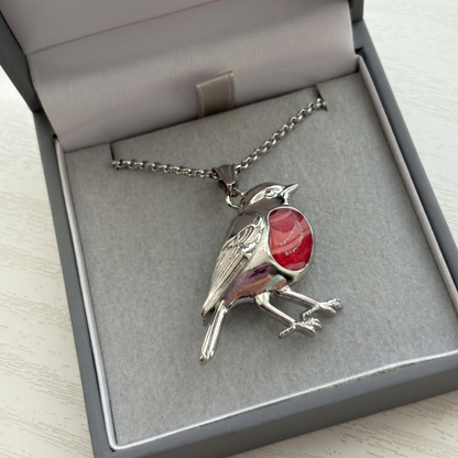 Robbie Robin Stainless Steel Pendant