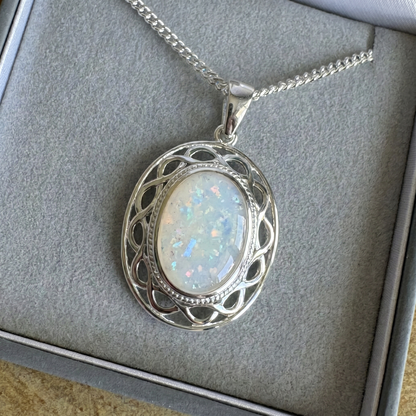 Celtic Oval Pendant