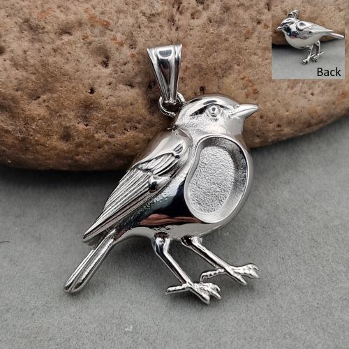 Robbie Robin Stainless Steel Pendant