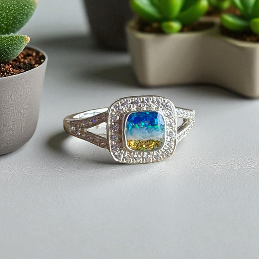Square Cushion Ring