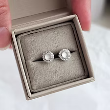 Sparkling Joan's Halo Earrings