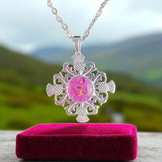 Thistle Cross Pendant